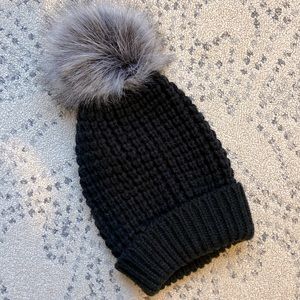 Adrienne Landau faux fur Pom Pom hat